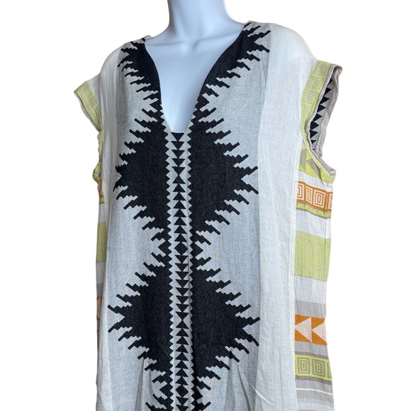 Anthropologie x Devotion Twins Arkoudi Kaftan Maxi Dress Small - Picture 4 of 10